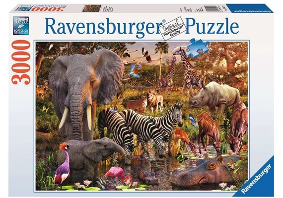 Ravensburger Puzzle 17073 Grosse Tierwelt 3000 Teile