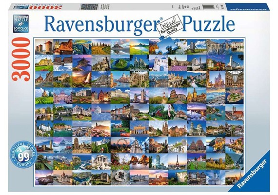 Ravensburger Puzzle 17080 99 Beautiful Places