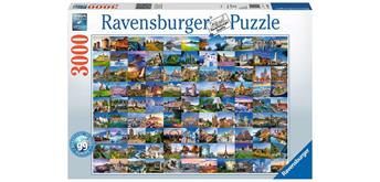 Ravensburger Puzzle 17080 99 Beautiful Places