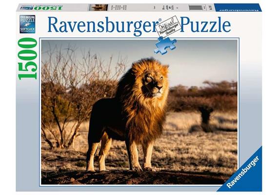 Ravensburger Puzzle 17107 Löwe - Der König der Tiere