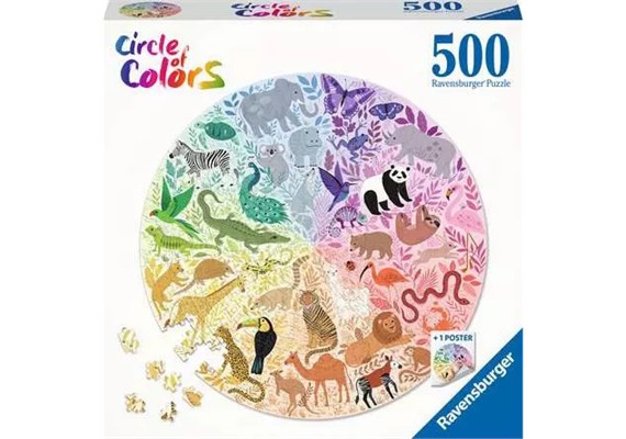 Ravensburger Puzzle 17175 Circle Tiere 500 Teile