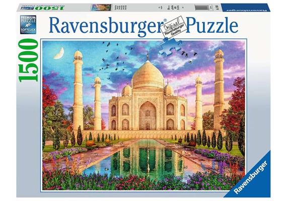 Ravensburger Puzzle 17438 Bezauberndes Taj Mahal