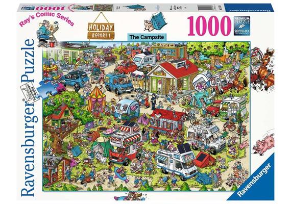 Ravensburger Puzzle 17578 Holiday Resort 1 - The Campsite