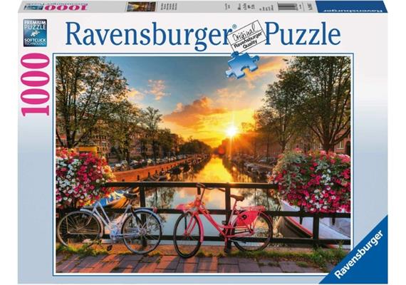 Ravensburger Puzzle 19606 Fahrräder in Amsterdam