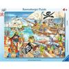 Ravensburger Rahmenpuzzle 06165 - Angriff der Piraten