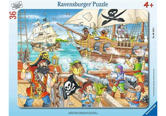 Ravensburger Rahmenpuzzle 06165 - Angriff der Piraten