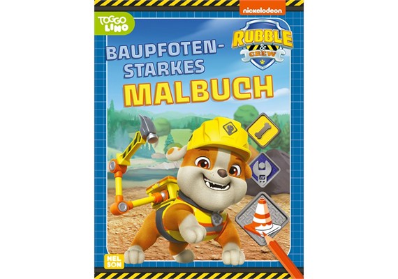 Rubble & Crew: Baupfotenstarkes Malbuch