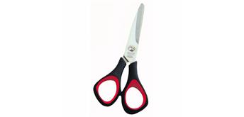 Schere Universal schwarz/rot 14 cm