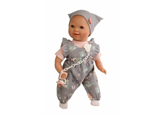 Schildkröt 2837515 Puppe Lenchen Grösse 37 cm, blaue Schlafaugen, Malhaar