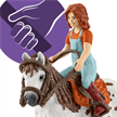 Schleich 42518 Horse Club Mia & Spotty | Bild 3