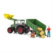 Schleich 42608 Farm World Traktor mit Anhänger | Bild 4