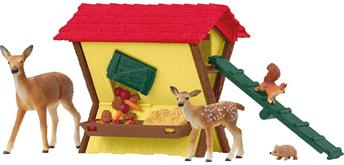 Schleich 42658 Farm World Fütterung der Waldtiere