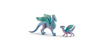 Schleich bayala 70592 Blütendrachenmama mit Baby