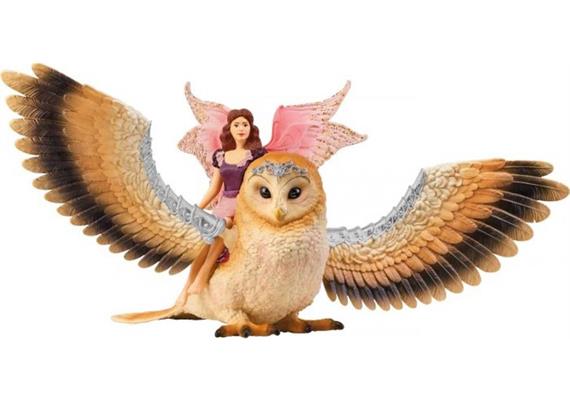 Schleich bayala 70789 Elfe auf Glitzer-Eule