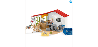 Schleich Farm World 42502 Tierarzt-Praxis mit Haus