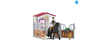 Schleich Horse Club 42437 Pferdebox mit Tori & Princess