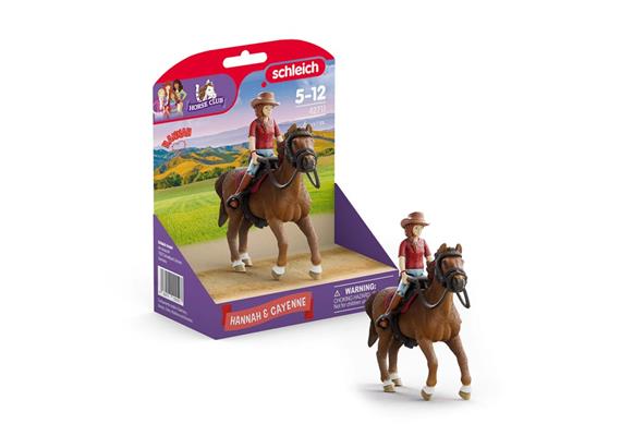 schleich® Horse Club 42711 Hannah & Cayenne