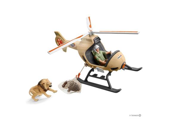 Schleich Wild Life 42476 - Helikopter Tierrettung