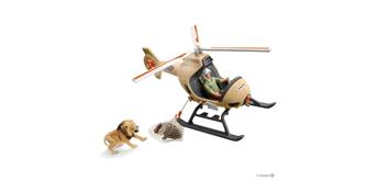 Schleich Wild Life 42476 - Helikopter Tierrettung