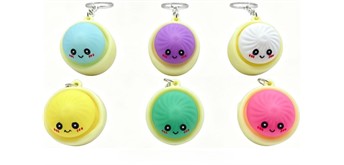 Schlüsselanhänger Dumpling 3.7 cm 1 Stück assortiert