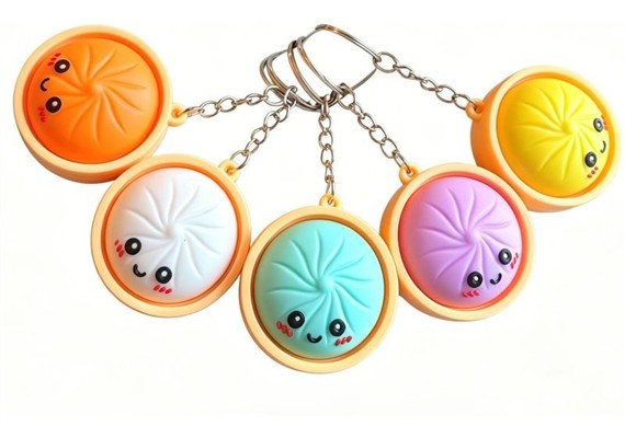 Schlüsselanhänger Dumpling 4.5 cm 1 Stück assortiert