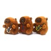 Schlüsselanhänger Plüsch Capybara mit Gitarre11 cm assortiert