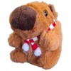 Schlüsselanhänger Plüsch Capybara mit Schal 10 cm