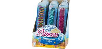 Schnapparmband Aqua Princess 3-fach assortiert