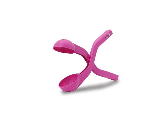 Schneeball-Zange pink 38 cm für 7 cm Schneebälle