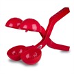 Schneeball-Zange rot 38 cm für 7 cm Schneebälle | Bild 3
