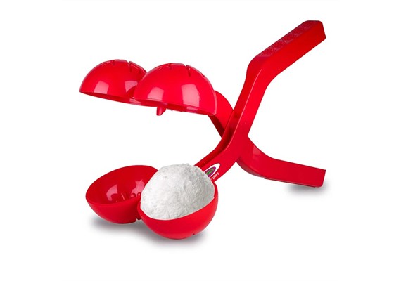 Schneeball-Zange rot 38 cm für 7 cm Schneebälle