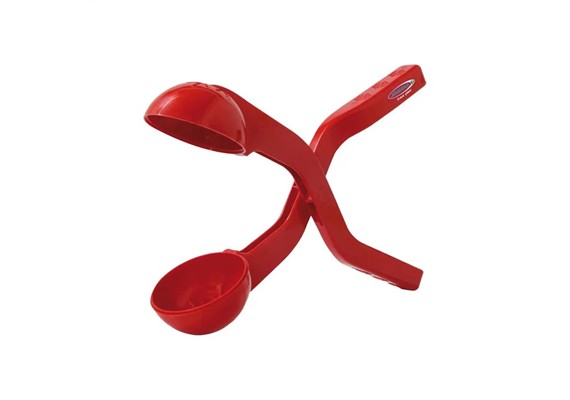 Schneeball-Zange rot 38 cm für 7 cm Schneebälle