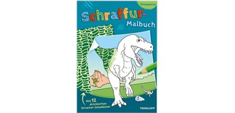 Schraffur-Malbuch. Dinosaurier