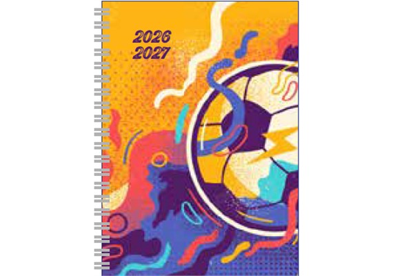 Schulagenda Colorful Football 2026 - 2027