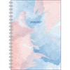 Schulagenda Pink und Blau Watercolour 2026 - 2027