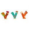 Scratch Holzbuchstabe V