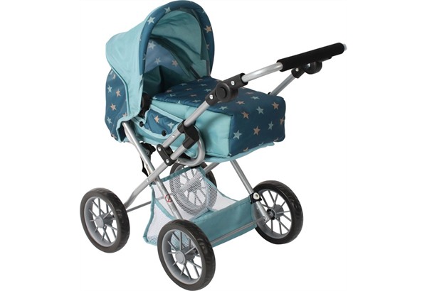 Sieglinde Bayer - Kombi-Puppenwagen LENI türkis