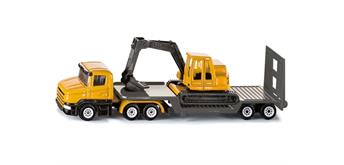 Siku 1611 Tieflader und Bagger