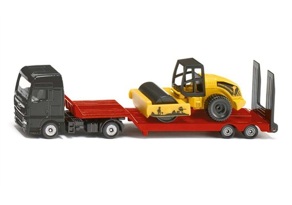 Siku 1760 MAN Lkw mit Strassenwalze