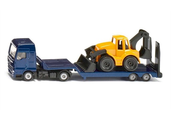 Siku 1761 MAN Lkw mit Baggerlader