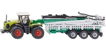 Siku 1827 Claas Xerion mit Fasswagen 1:87