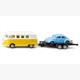 Siku 2567 VW T1 mit Anhänger und VW Käfer