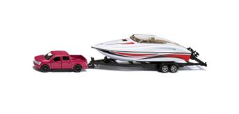 Siku 2568 Ford F150 mit Motorboot