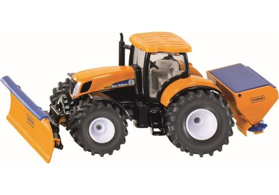 Siku 2940 Traktor mit Räumschild und Salzstreuer 1:50