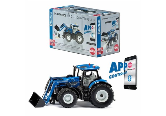 siku Control New Holland T7.315 Frontlader 1:32 App Steuerung