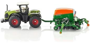 siku Farmer: 1826 Claas Traktor mit Amazone Sämaschine Cayena 6001 [1:87]