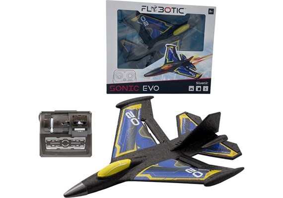Silverlit FLYBOTIC Sonic Evo RC-Flugzeug, blau 31 cm