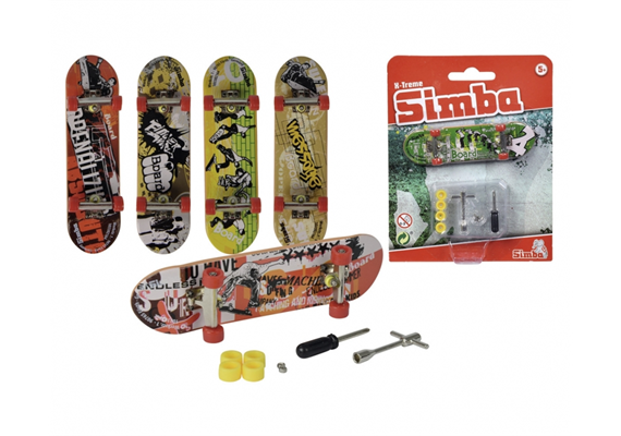 Simba 1 Finger Skateboard, assortiert