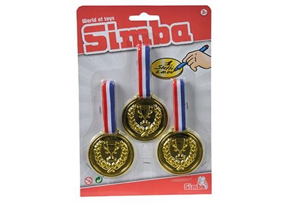 Simba Dickie Medallien zum umhängen, 3 x Gold