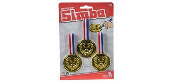 Simba Dickie Medallien zum umhängen, 3 x Gold